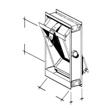 Revisionsklappe für Installationsschächte