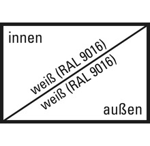 Balkontür Kunststoff 1-flg. ESG ARON Basic weiß 1050x2000 mm DIN Rechts-thumb-1