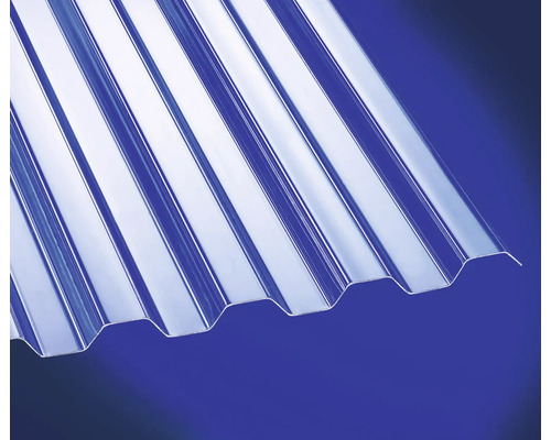 Plaque ondulée en plastique