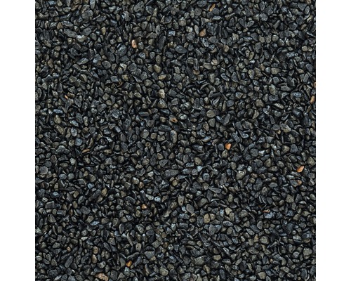 Gros plan de gravillons décoratifs noirs