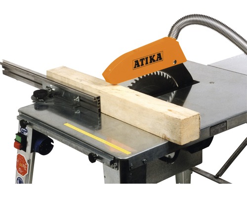 Atika Tischkreissäge mit Holzwerkstück