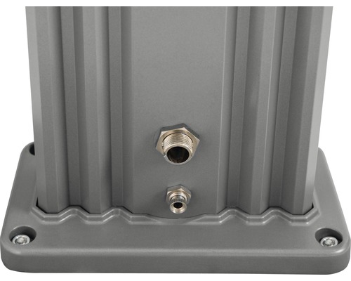 Vue détaillée d''un socle avec des raccords