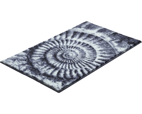 Rechteckiger Teppich mit Spiralmuster