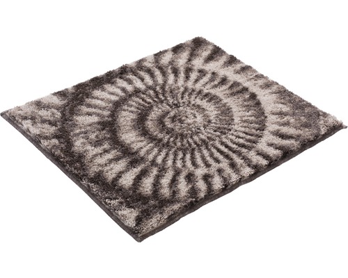 Tapis carré avec motif en spirale