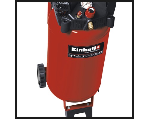 Logo Einhell. Compresseur Einhell TC-AC 240/50/10 OF-1