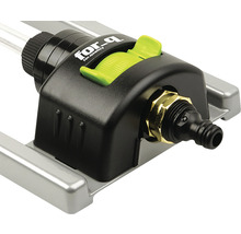 Arroseur de jardin avec régulateur et raccord de tuyau