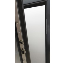 Porte d'entrée aluminium Nevada anthracite 1100 x 2100 mm gauche-thumb-5