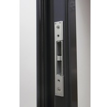 Porte d'entrée aluminium Nevada anthracite 1100 x 2100 mm gauche-thumb-8