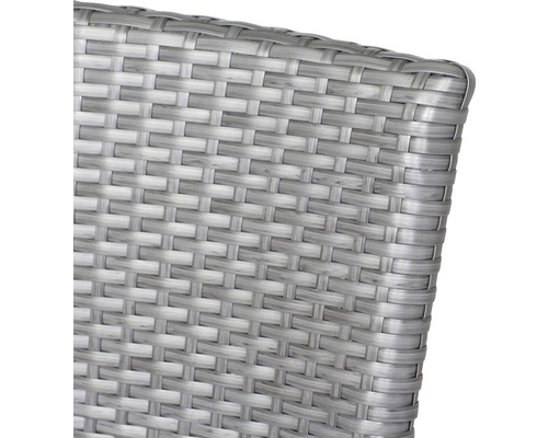 Vue détaillée d''un meuble avec une surface tressée