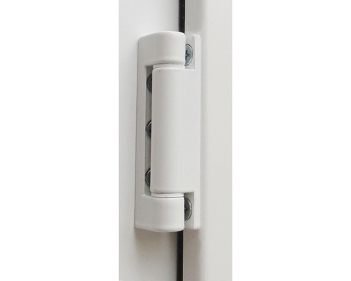 Paumelle blanche avec vis