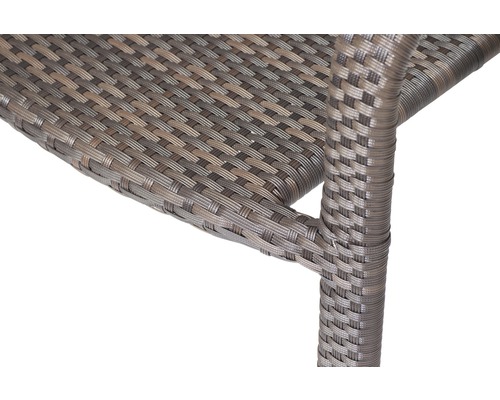 Vue détaillée d''un fauteuil en rotin