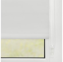 Weißes Rollo am Fenster zur Lichtsteuerung