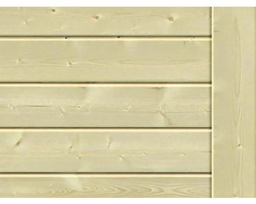 Mur en bois avec planches à rainure et languette