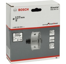 Bosch Bimetall Lochsäge mit 127 Millimeter Durchmesser in Verpackung