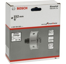 BOSCH Bimetall Lochsäge, 152 mm Durchmesser, geeignet für Bleche