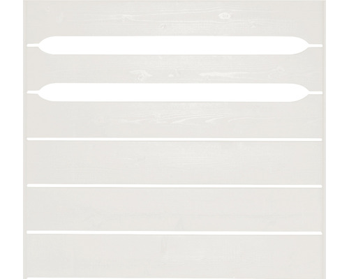 Holzfassade mit Lamellen