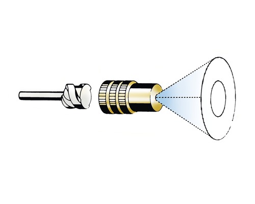 Grafische Darstellung eines Kegelbohrers