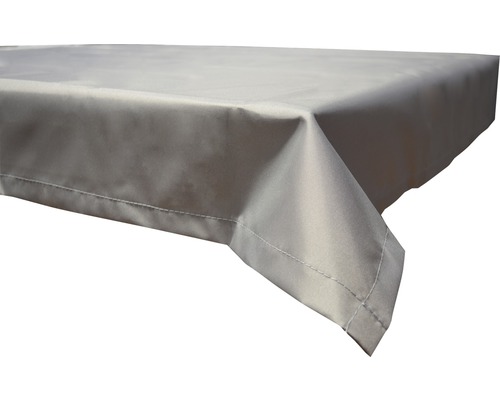 Nappe 110 x 140 cm polyester rectangulaire gris