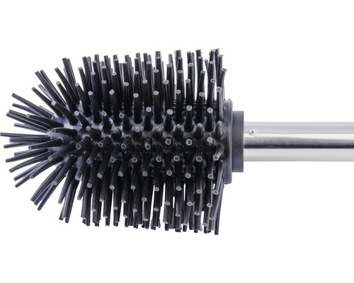 Toilettenbürste mit Kunststoffborsten und Metallgriff