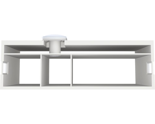 Station d''épuration avec trois chambres pour le traitement des eaux usées