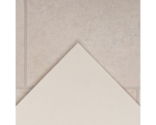 Carreau de sol beige avec découpe de carreau