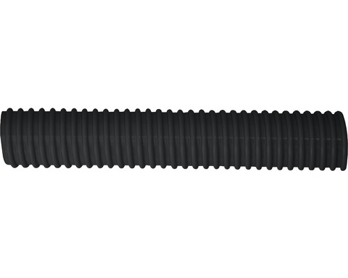 Schwarzer, flexibler Kabelschutzschlauch