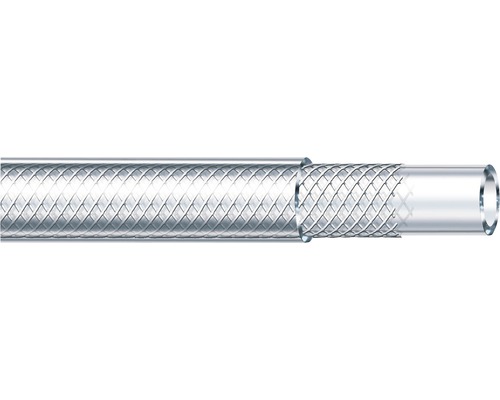 Transparenter Schlauch mit Geflechtverstärkung