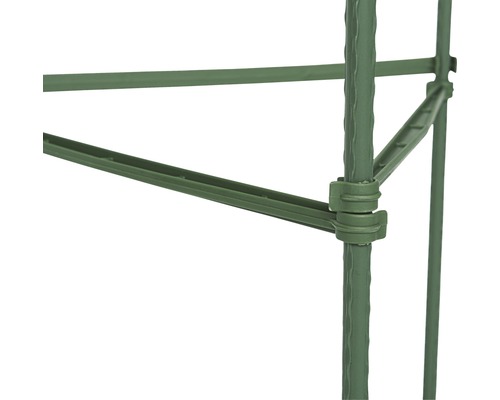 Gros plan sur une étagère de jardin en plastique