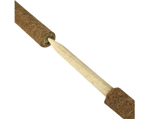 Pflanzenstütze aus Kokosfaser mit Holzstab zur Verlängerung