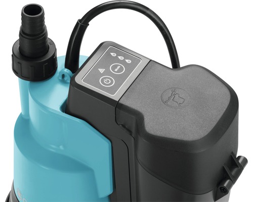 Nahaufnahme einer Tauchpumpe für den Garten.