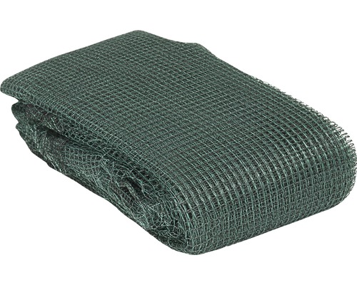 Toile de paillage verte, pliée