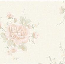 Papier peint à motif floral de roses