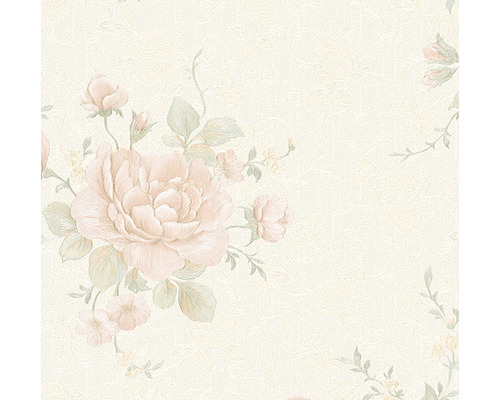 Papier peint à motif floral de roses