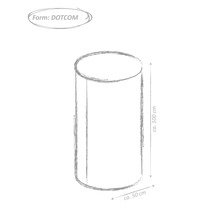 Pouf Sitting Point Dotcom Wood env. 200 litres bois 50x100 cm