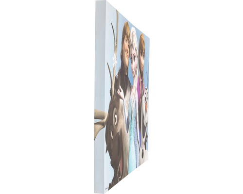 Tableau sur toile avec des personnages du film La Reine des neiges