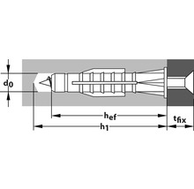Système de fixation de parquet/rail d'étagère Fix Pro Ø 5/31 mm Tox, 100 pièces-thumb-2