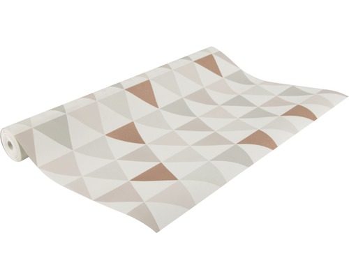 Tapetenrolle mit geometrischem Dreiecksmuster