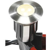 Extension d'éclairage LED à encastrer pour 4057603 1x0.5 W acier inoxydable 4057601 42x45 mm-thumb-2