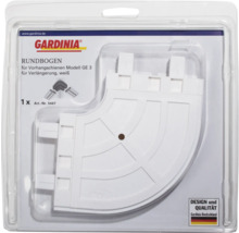 Gardinia Rundbogen für Vorhangschienen Modell GE 3 in Verpackung