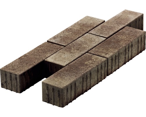 Pavés rectangulaires en béton pour allée de jardin ou terrasse