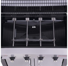 Barbecue à gaz Char-Broil Performance 440s 59,4 x 144 x 115,7 cm 4 brûleurs + brûleur latéral + brûleur infrarouge acier inoxydable avec tablette, thermomètre de couvercle, grille de maintien en température, grille, lèchefrite grille acier émaillé
