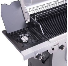 Barbecue à gaz Char-Broil Performance 440s 59,4 x 144 x 115,7 cm 4 brûleurs + brûleur latéral + brûleur infrarouge acier inoxydable avec tablette, thermomètre de couvercle, grille de maintien en température, grille, lèchefrite grille acier émaillé