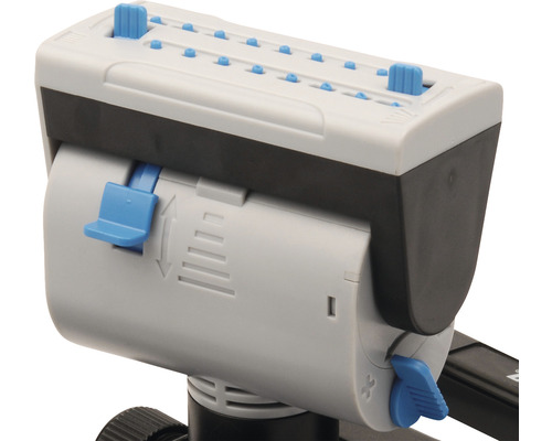 Detailansicht eines Bewässerungsgeräts mit Einstellmöglichkeiten