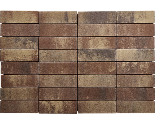 Pflastersteine aus Beton, rechteckig angeordnet