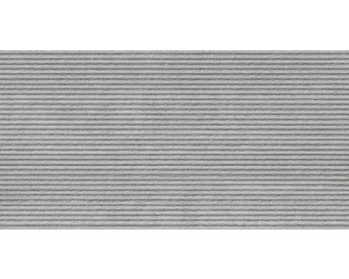 Carrelage décoratif en grès cérame fin District Gris 32x62,5 cm