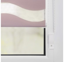 Lichtblick Doppelrollo ohne Bohren Welle altrosa 45x150 cm inkl. Klemmträger