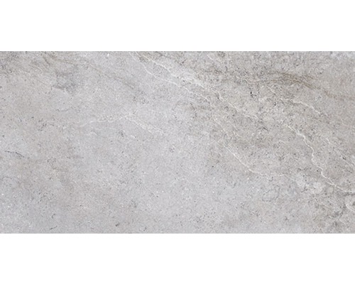 Carrelage pour sol en grès cérame fin Dover Gris 32x62,5 cm