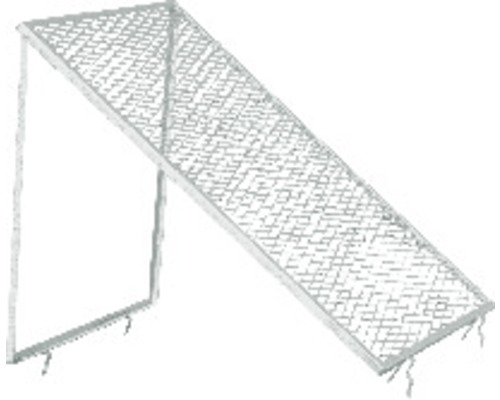 Metallgitterrampe für den Aussenbereich