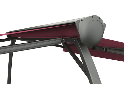 Gros plan d''un store avec structure