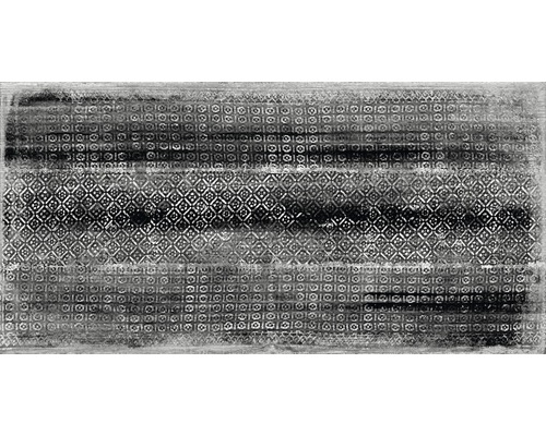 Surface de tapis décorative avec motifs géométriques
